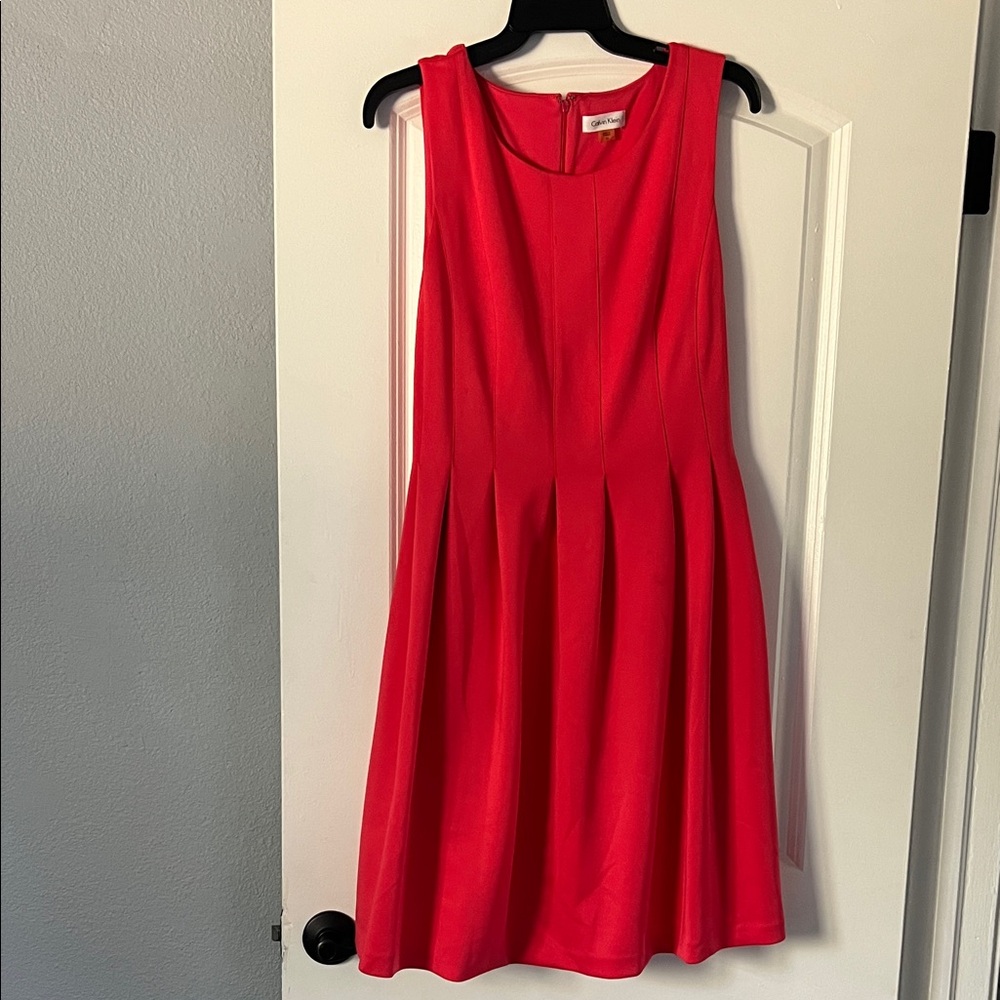 Calvin Klein Vibrant Red  Dress